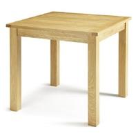 darcey dining table square in solid oak