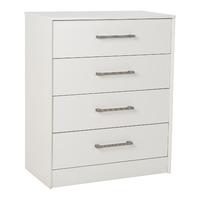 Dalston 4 Drawer Chest White