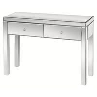 Dalton Console Table In Vincenzo Mirrored With 2 Drawers