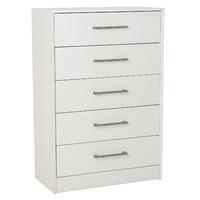 Dalston 5 Drawer Chest White