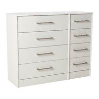 Dalston 8 Drawer Chest White