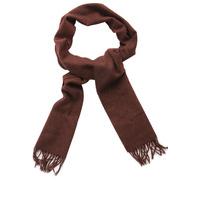 Dark Rust 100% Lambswool Scarf