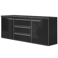 Davissa Sideboard 2 Door 3 Drawer With Chrome Handles