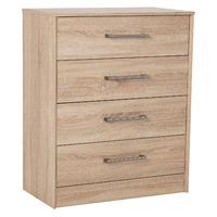 Dalston 4 Drawer Chest Oak