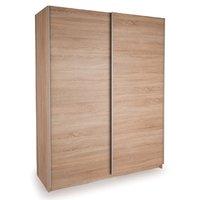 Dallas Oak Double Sliding Wardrobe