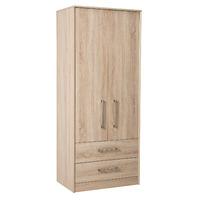 Dalston 2 Door Combi Wardrobe Oak