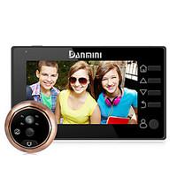 Danmini YB-43CHD-M 4.3inch Color Screen No Disturb Peephole Viewer Camera Door Eye Video Record IR Night Vision