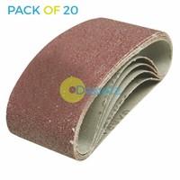 Dapetz ® 20 X Sander Sanding Belt Belts 75mm X 457mm 40 Grit Very Coarse