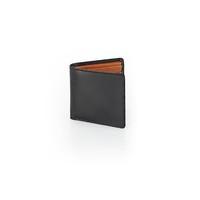 Daines and Hathaway Bridle Black and Tan Wallet