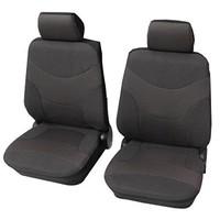 Dark Grey Premium Car Seat Covers - For Peugeot 207 Cc 2007 Onwards