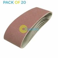 dapetz 20 x 75mm x 533 mm 120 grit fine sander sanding belt belts 75 5 ...