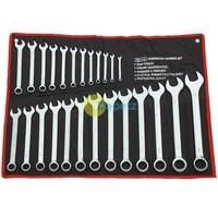 dapetz 25pc metric combination combo ring open ended spanner set 6mm 3 ...