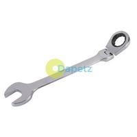 Dapetz ® 32mm Flexible Head Ratchet Metric Spanner Open End & Ring Flexi