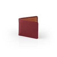 Daines and Hathaway Bridle Red and Tan Wallet