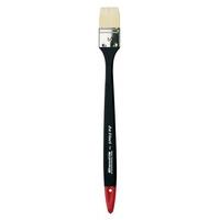 Da Vinci : Oil and Acrylic Long Handled Flat Bristle Brush 390mm long handle Series 7055 Size 40mm