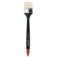 da vinci oil and acrylic long handled flat bristle brush 390mm long ha ...