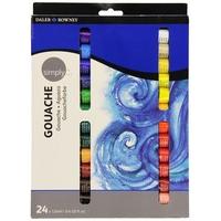 Daler Rowney 12ml Simply Gouache Set (Pack of 24)