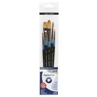 Daler Rowney - 5 watercolor brushes - Aquafine 501 - Handmade