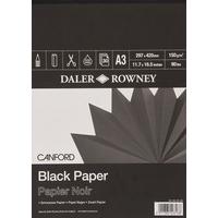 daler rowney a3 canford pad black