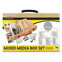 Daler Rowney Simply Mixed Media Wood Box Set