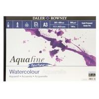 Daler Rowney Aquafine aquarelle artists watercolour TEXTURE pad A3 cold pressed