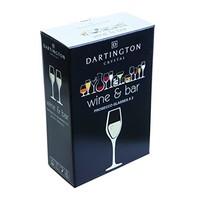 dartington crystal wine and bar prosecco pair transparent 2 piece