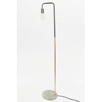 dalston marble floor lamp gold