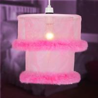 darcy fluffy pink lampshade 15666