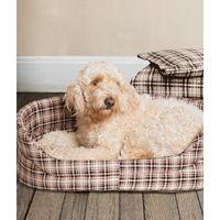 Danish Design Classic Check Dog Slumber Bed W 68cm