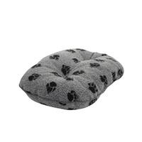 Danish Design Fleece Grey Paw Quilted Dog Mattress W 61cm