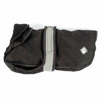 Danish Design 2 in 1 Ultimate Dog Coat in Grey and Black 30cm