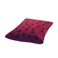 danish design fleece wine deep filled dog duvet w 87cm x d 138cm