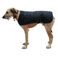 danish design black harness dog coat