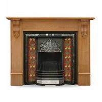 daisy cast iron tiled insert from carron fireplaces