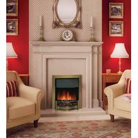 Danesbury Antique Brass Inset Electric Fire, From Dimplex