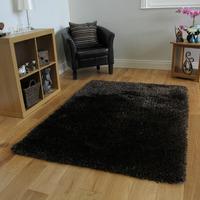 dark brown soft long pile rugs memphis 200x290