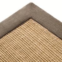 damya jute rug with cotton trim 4 sizes