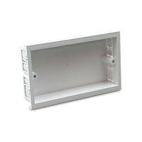 Dado trunking 2 Gang 28mm Socket Back Box White - E481341