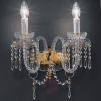 Dazzling PRINZESSIN crystal wall light