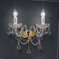 Dazzling PRISCA crystal wall light