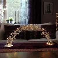 Dazzlingly beautiful LED candle arch Curly Bow