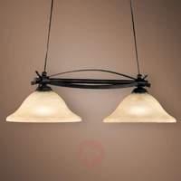 Dana Beam Pendant Light Country House Two Bulbs