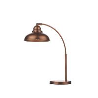 Dar DYN4264 Dynamo 1 Light Antique Copper Table Lamp