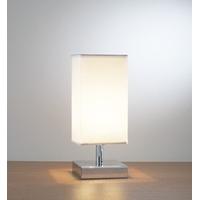 dar dra4050 drayton touch table lamp in chrome