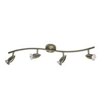 Dar GEM8475 Gemini Antique Brass 4 Light Bar Spotlight