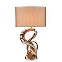 Dar ALC4335/X Alchemy Sculpture Table Lamp With Gold Finish