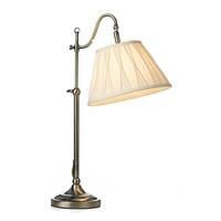 Dar SUF4075/X Suffolk Table Lamp With Antique Brass Finish