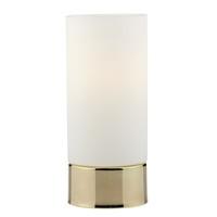 Dar JOT4035 JOT Gold Finish and Opal Glass Touch Table Lamp