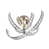 DAR Eternity ETE5250 Flush Ceiling Light In Chrome