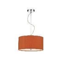 Dar REN0611 Renoir Firefly Orange Silk 90cm Pendant